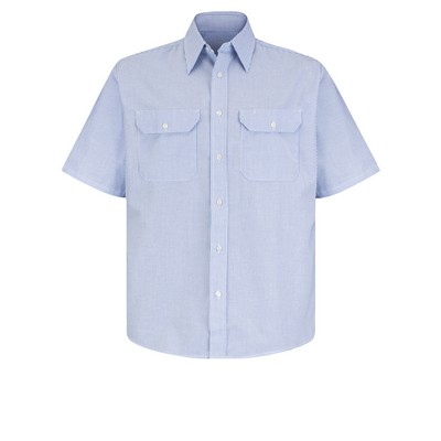 Red Kap Shirts - Men's Short Sleeve Deluxe Uniform Shirt