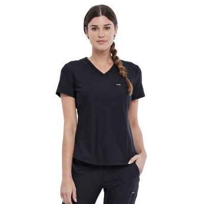 Cherokee - Form - Women's 1-Pocket Tuckable V-Neck Top