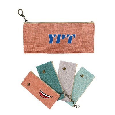 Cotton Linen Pencil Case