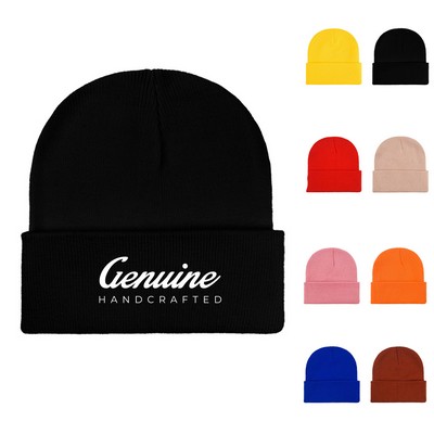 Acrylic Stitched Beanie