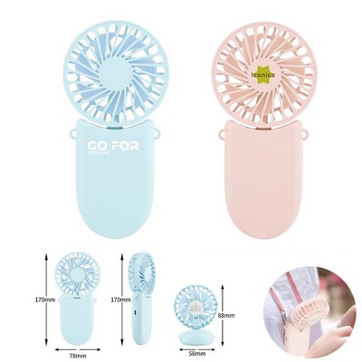 Mini Rechargeable Foldable Neck Fan
