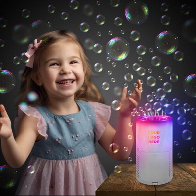 Imprinted LED Bubble Machine