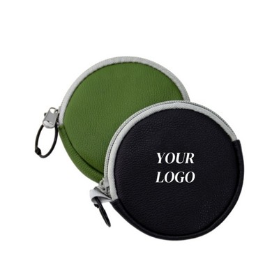 Mini Small Round Bag Coin Purse Earphone Bag