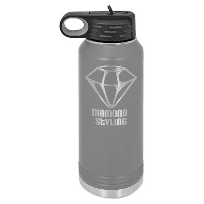Polar Camel 32 oz. Dark Gray Water Bottle