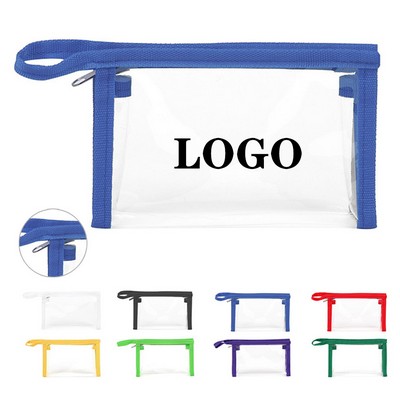 Transparent Zippered Toiletries Organizer