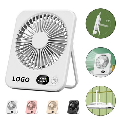 LED Digital Display Desktop Fan