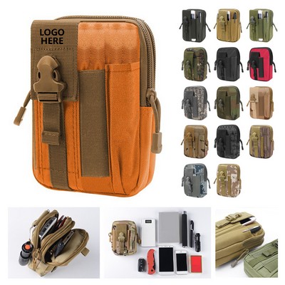 Versatile Tactical Belt-Mounted Phone Carrier