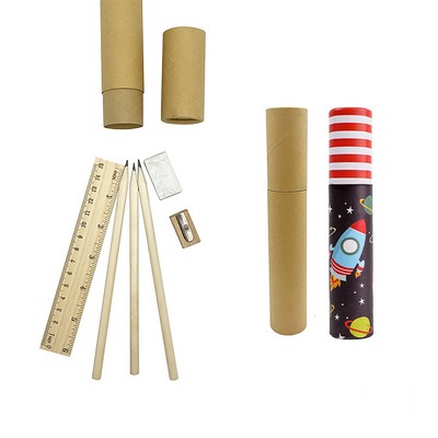 6-in-1 Kraft Stationery Set