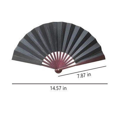 Custom Silk Bamboo Folding Hand Fan 8"