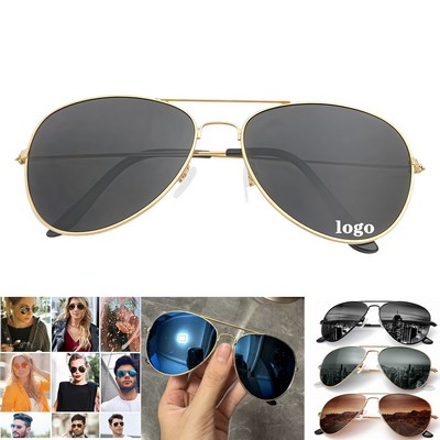 Classic Vintage Polarized Aviator Driving Sunglasses