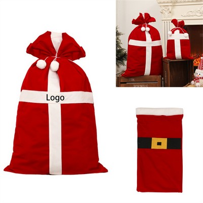Embroidered Christmas Candy Gift Bag