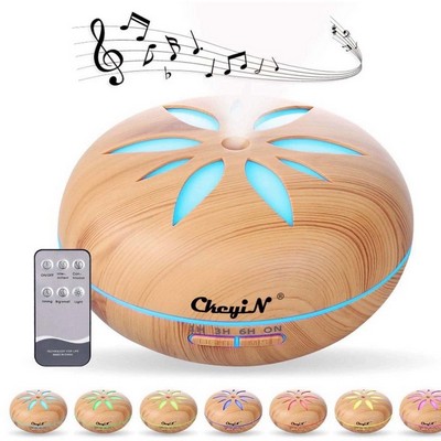 Wood Grain Air Purifier Ultrasonic Aroma Oil Diffuser