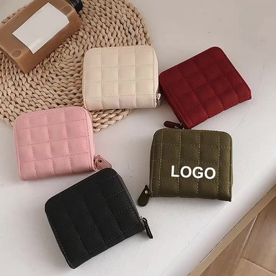 Zipper Short Cute Wallet