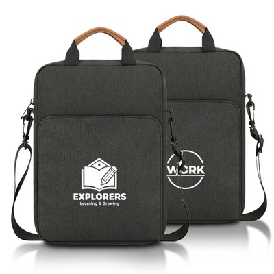 13" Crossbody Laptop Case with PU Handle