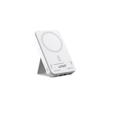 Magnetic Wireless Power Bank with Phone Stand - 10000 mAh