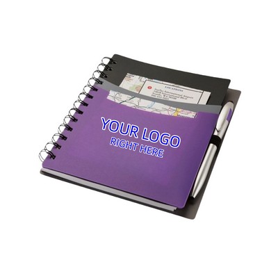 5" x 7" Custom Tri Pocket Notebooks