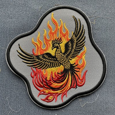 4" - 100% Custom Embroidered Patches - Hook & Loop