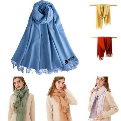 Winter Long Tassel Scarf