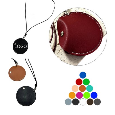 PU Leather Portable Earphone Storage Bag