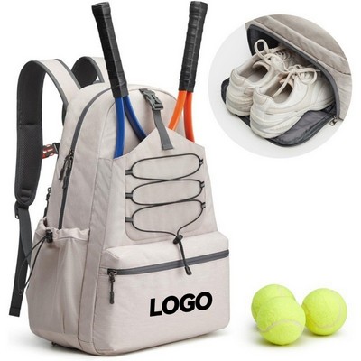 Tennis racket backpack