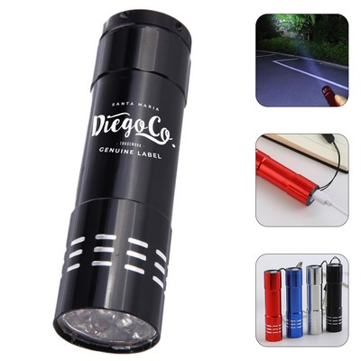 9 LED Aluminum Flashlight