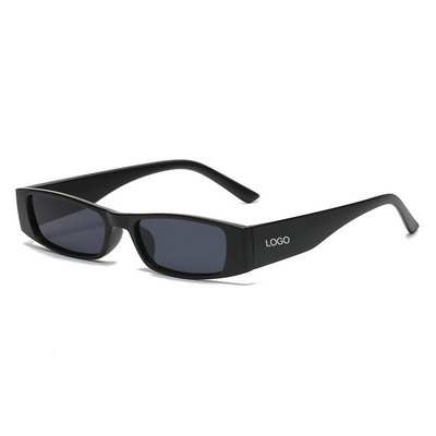 Retro Small Square Sunglasses Vintage European Style Rectangle Eyewear for Street Photography