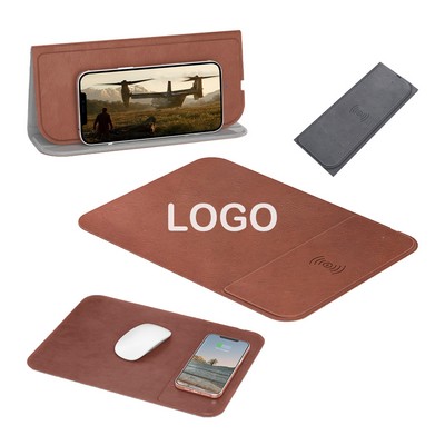Foldable Wireless Charging Mouse Pad