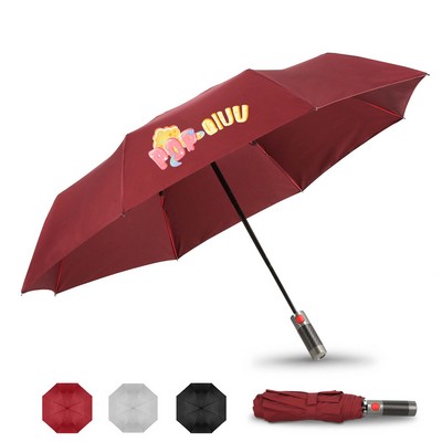 46" Arc Auto-Open Folding Umbrella