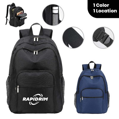 Heavy-Duty 600D Classic Laptop Backpack