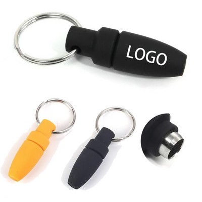 Cigar Puncher With Keychain