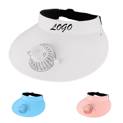 Sun Visors Hat with Fan