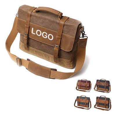 Leather Messenger Bag