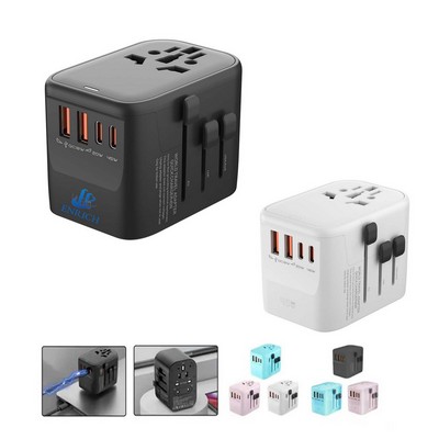 45W Gan Multi-Port Fast Charging Travel Multi-Functional Socket Converter