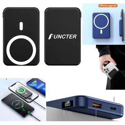 10000mAh 15W Wireless Charging Power Bank W/UL Certification