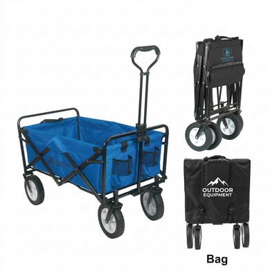 Folding Outdoor Utility Wagon Cart
