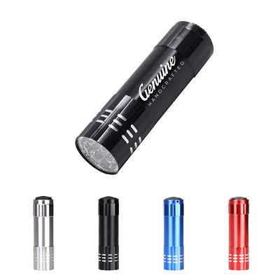 Aluminum LED Flashlight with Strap