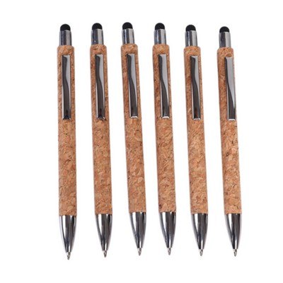 Cork Pen with Stylus Touch