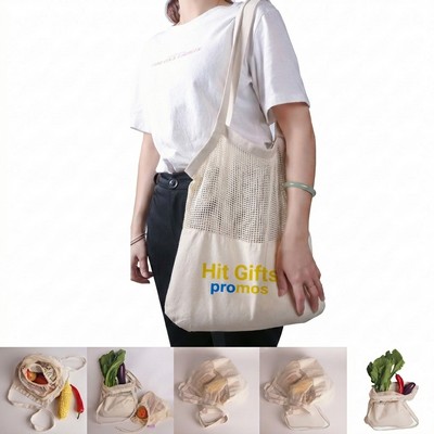 Cotton Mesh Tote Bag