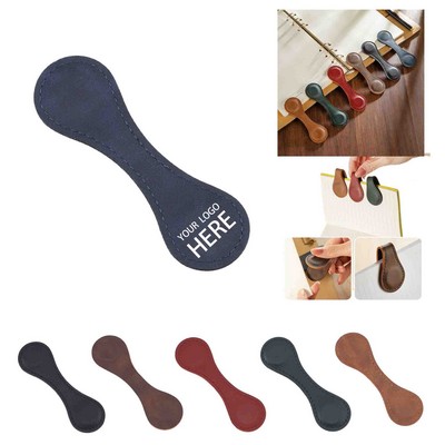 Leather Magnetic Bookmark