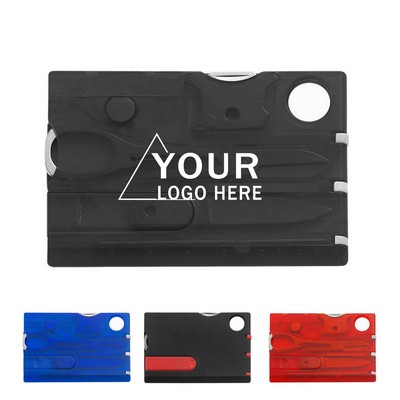Multifunctional Outdoor Tool Card