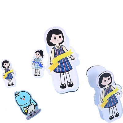 Double-Sided Acrylic Binder Clip Memo and Snack Bag Clip