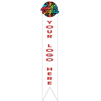 Las Vegas Poker Chip Bookmark w/ Black Back