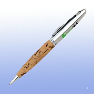 Chrome Cork Ballpoint Pen