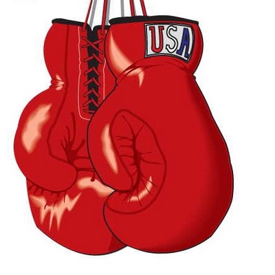 Boxing Glove Maxi Magnet (2 Square Inch)