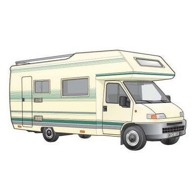 Recreational Vehicle 2 Maxi Magnet (2 Square Inch)
