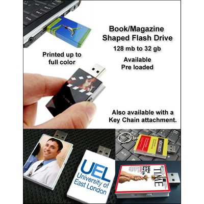 Book Flash Drive - 64 GB Memory