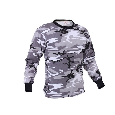 City Camouflage Long Sleeve T-Shirt (2XL)