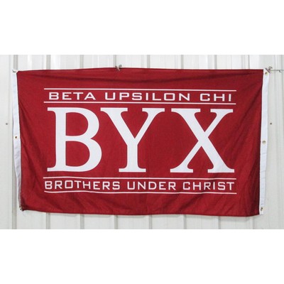 Flag Custom Screen Printed 3 x 5' 1 color
