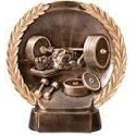 High Relief Bench Award - 7 1/2"