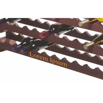 Modularack® Pro Stained Brown Island Deluxe Fixture (192 Bottle Rack)